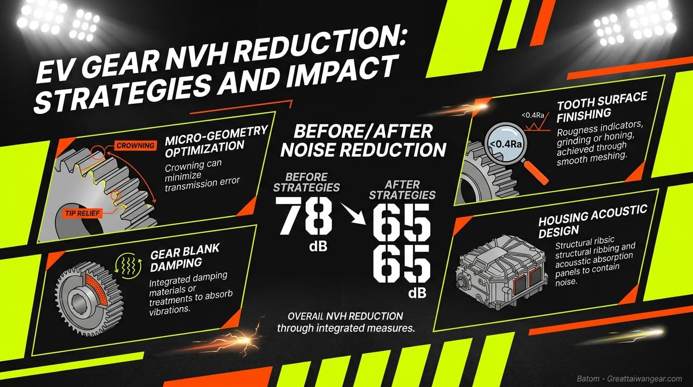 Six NVH reduction strategies