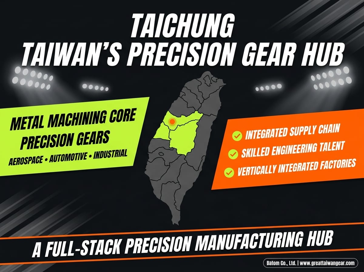 Taichung: Taiwan's precision gear manufacturing hub