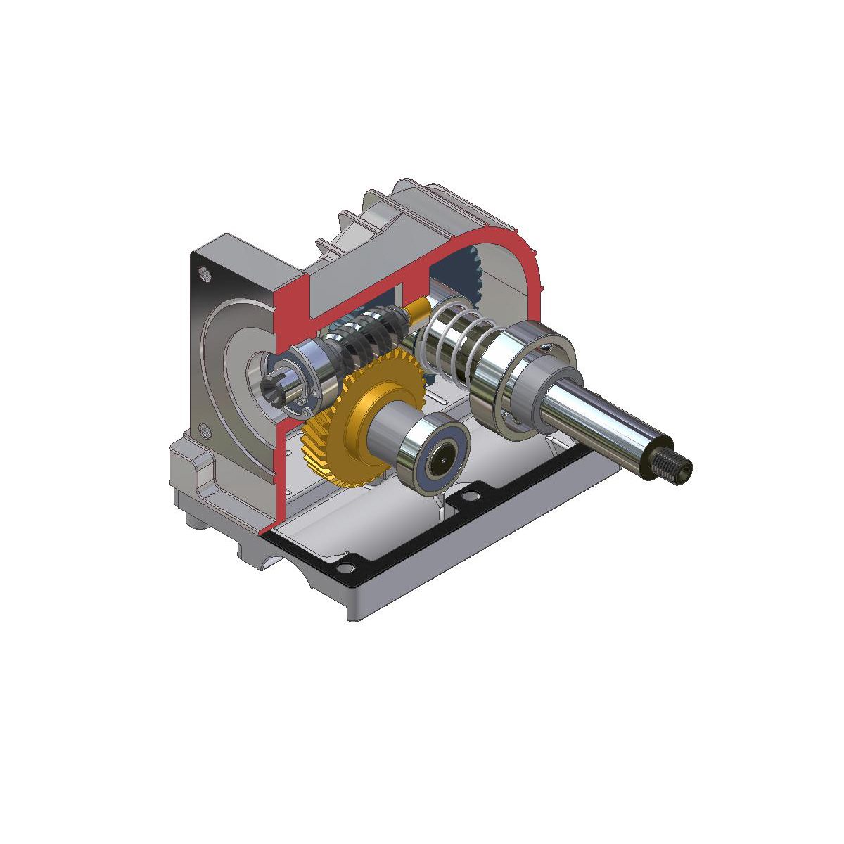 Motion Control Worm Gear and Worm Shaft